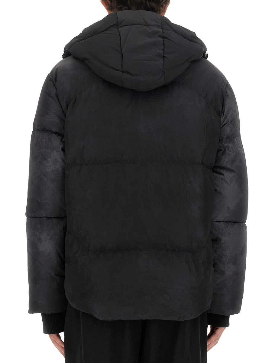 Jg1 Oversize Zip Nylon Jacket — Black by JG1