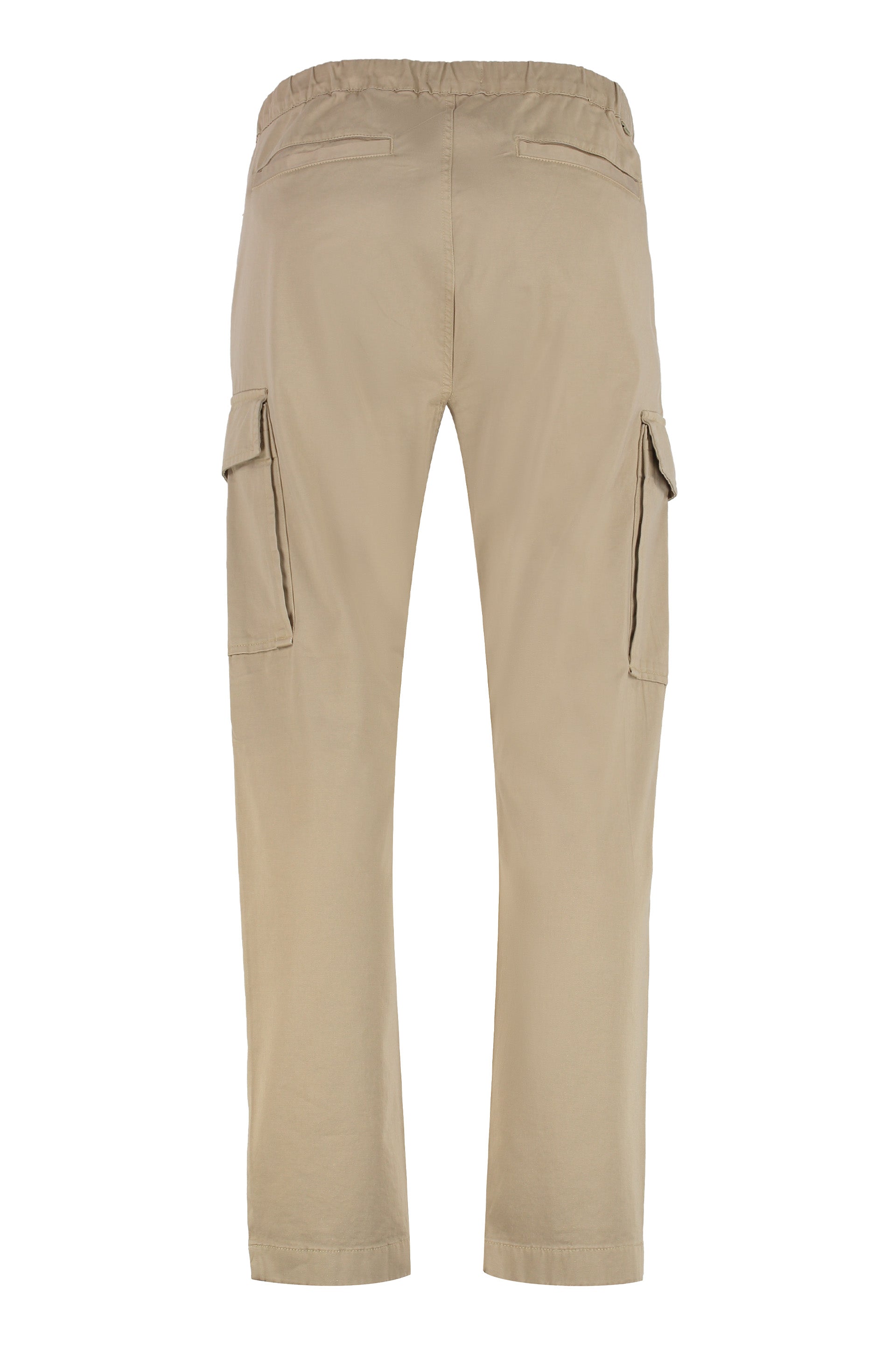 Woolrich Belted Cotton Cargo Cargo Pants — Beige, view 2