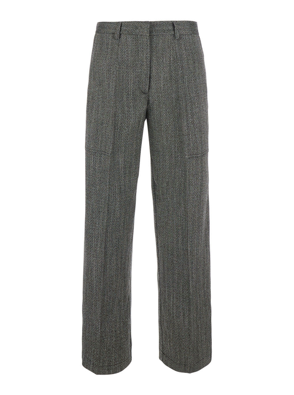 Forte Forte Tech Fabric Cargo Trousers — Gray by Forte Forte