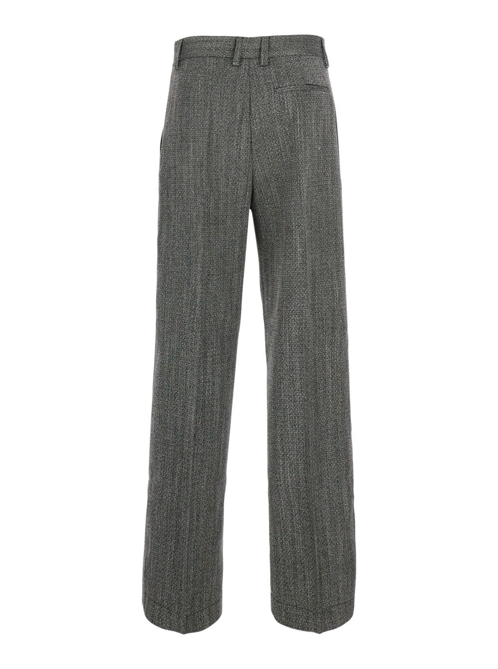 Forte Forte Tech Fabric Cargo Trousers — Gray, view 2