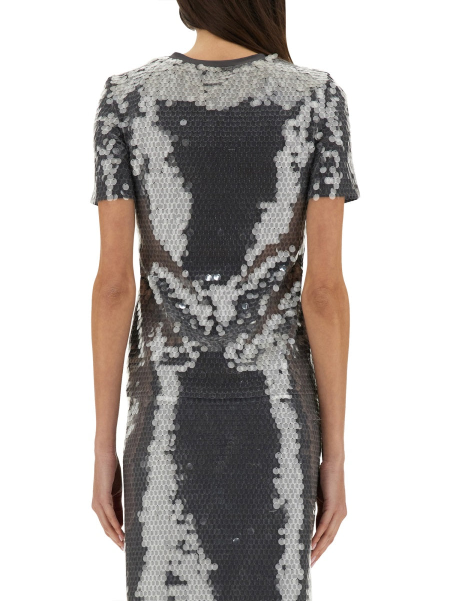 Sportmax Sequined Blouse — Black by Sportmax