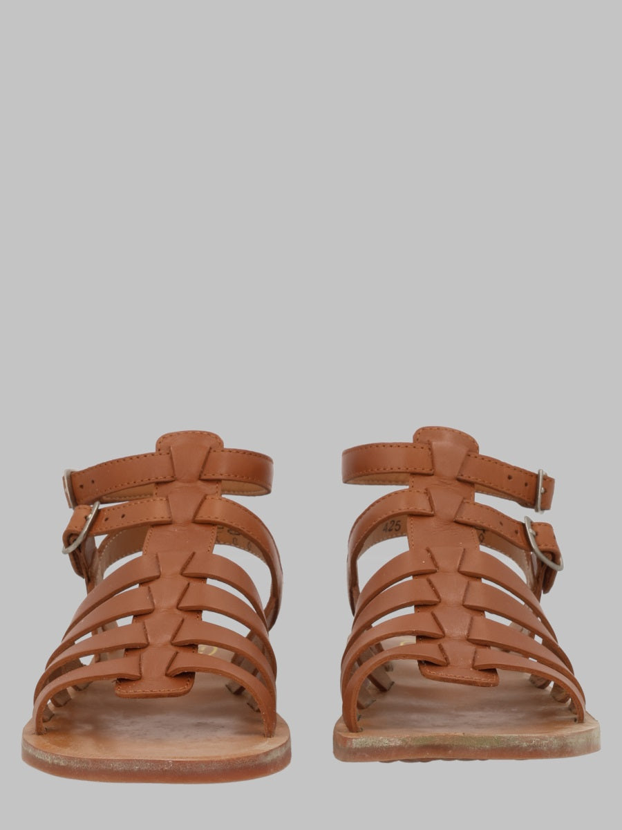 Pom D'Api Nappa Leather Sandals — Beige by Pom D'Api