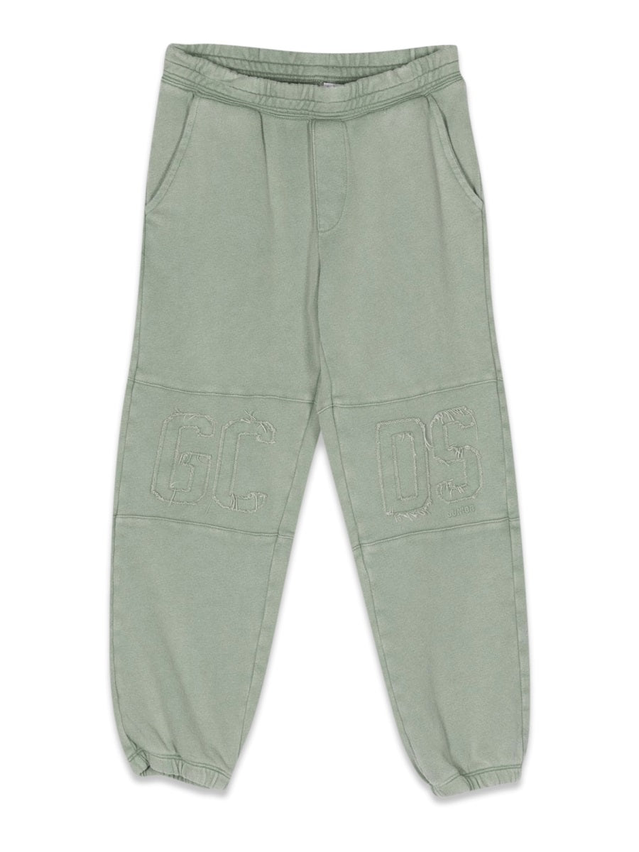 GCDS Cotton Trousers — Green by GCDS