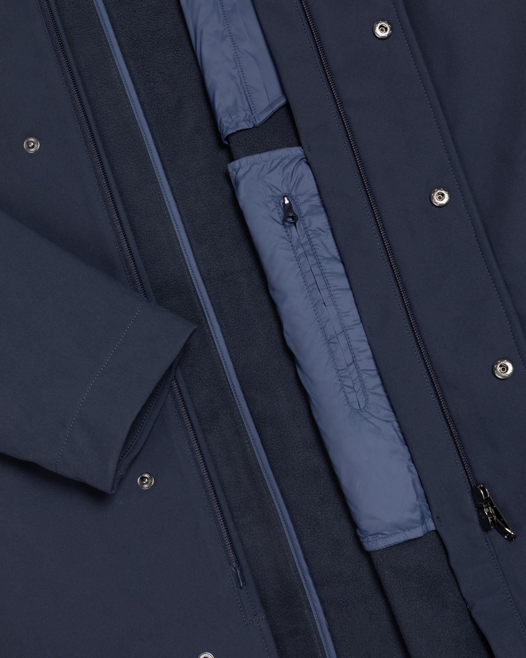 Colmar 3-Layer Stretch Technical Parka — Navy, view 3