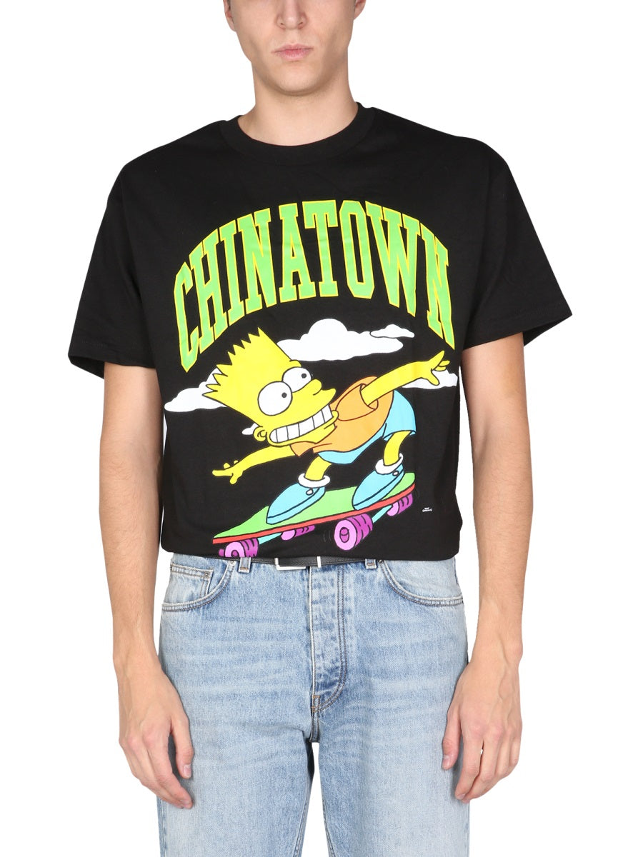 Market Printed Cotton Crew Neck T-Shirt — Black by Market