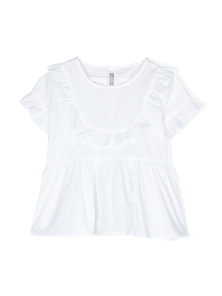 Il Gufo Cotton Stretch Shirt — White by Il Gufo