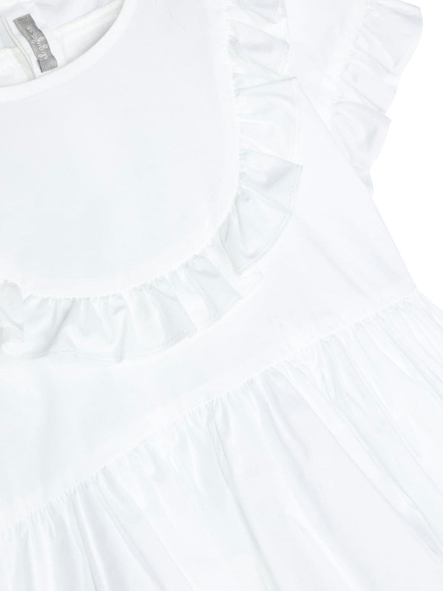 Il Gufo Cotton Stretch Shirt — White, view 3
