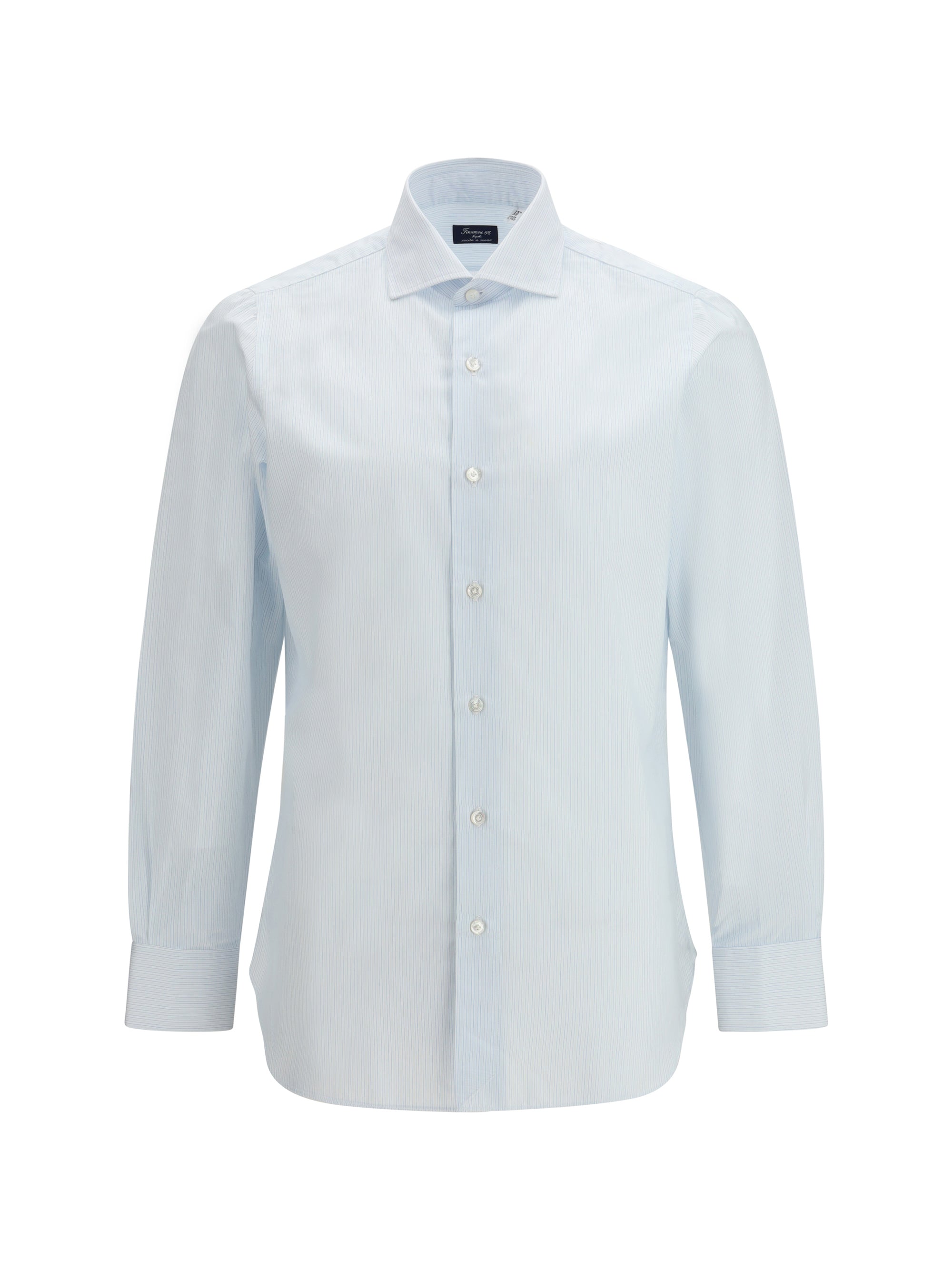 Finamore 1925 Napoli Shirt — Blue, view 3