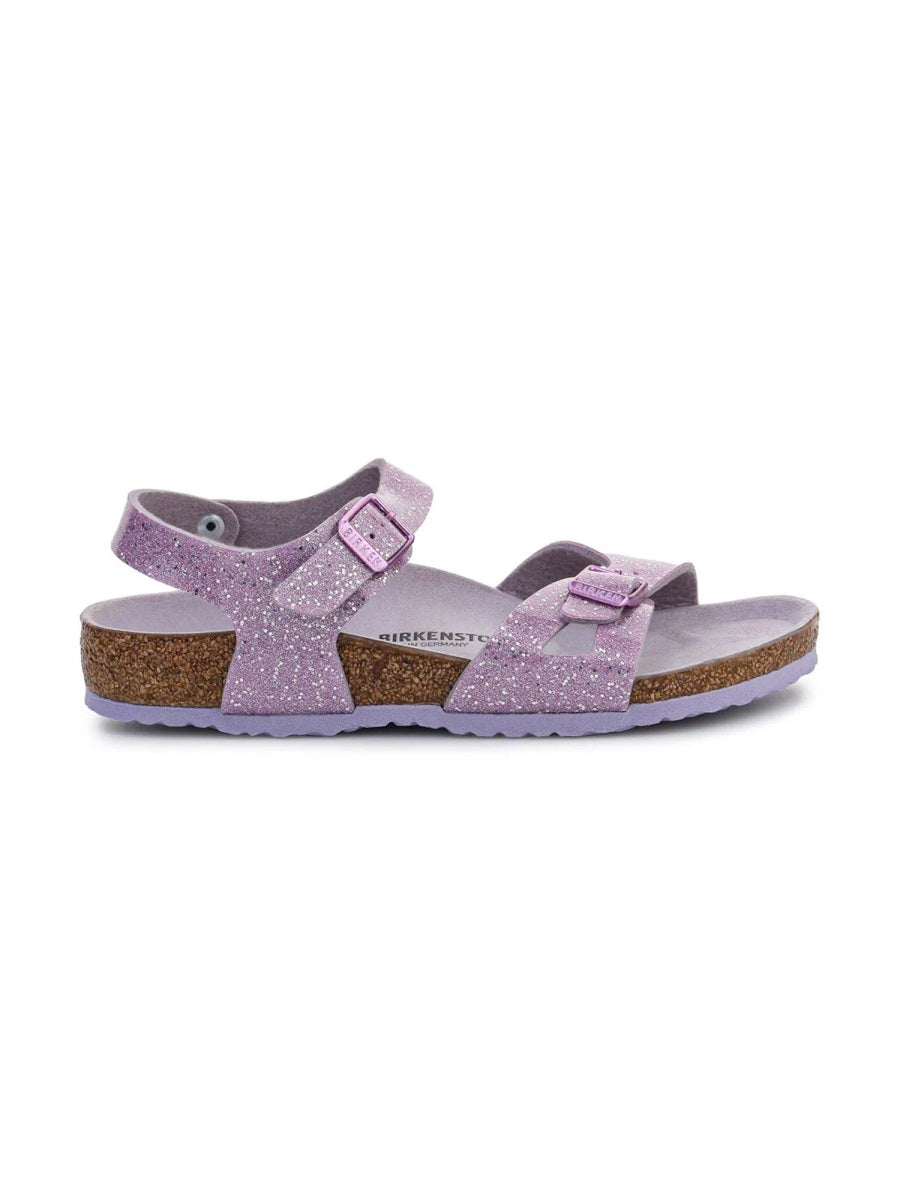 Birkenstock Logo-Accented Synthetic Sandals — Purple by Birkenstock
