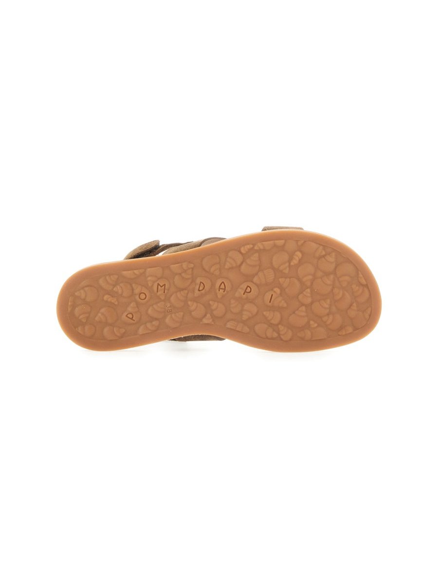 Pom D'Api Sandal — Brown, view 4