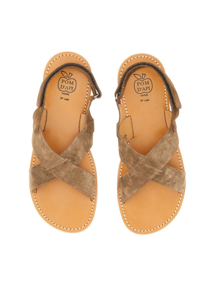 Pom D'Api Sandal — Brown, view 5