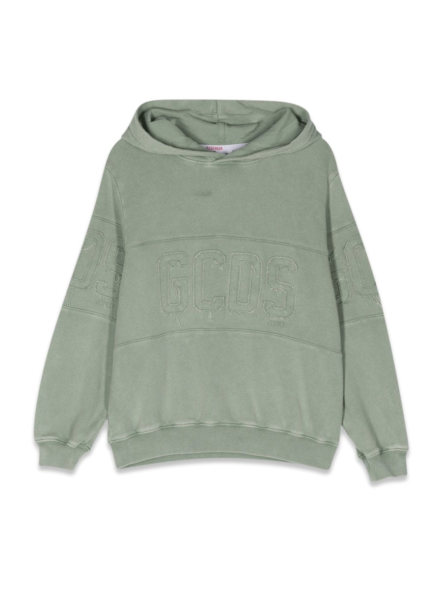 GCDS Cotton Hoodie — Green by GCDS