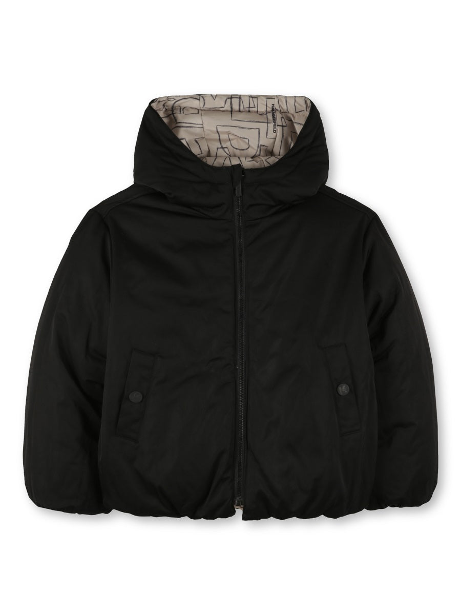 Karl Lagerfeld Reversible Down Jacket — Beige, view 3