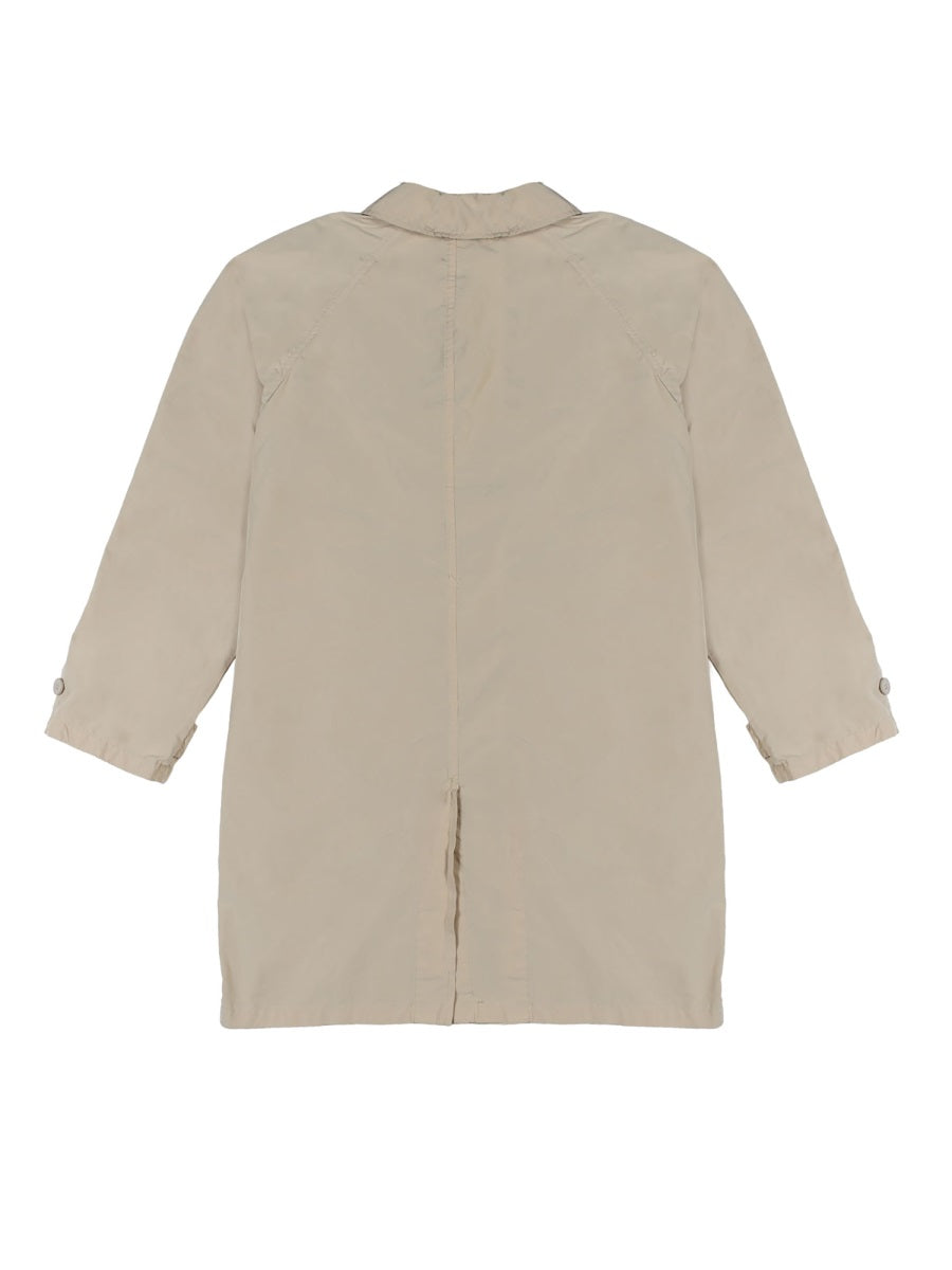 Aspesi Polyester Blend Trench Coat — Beige, view 2