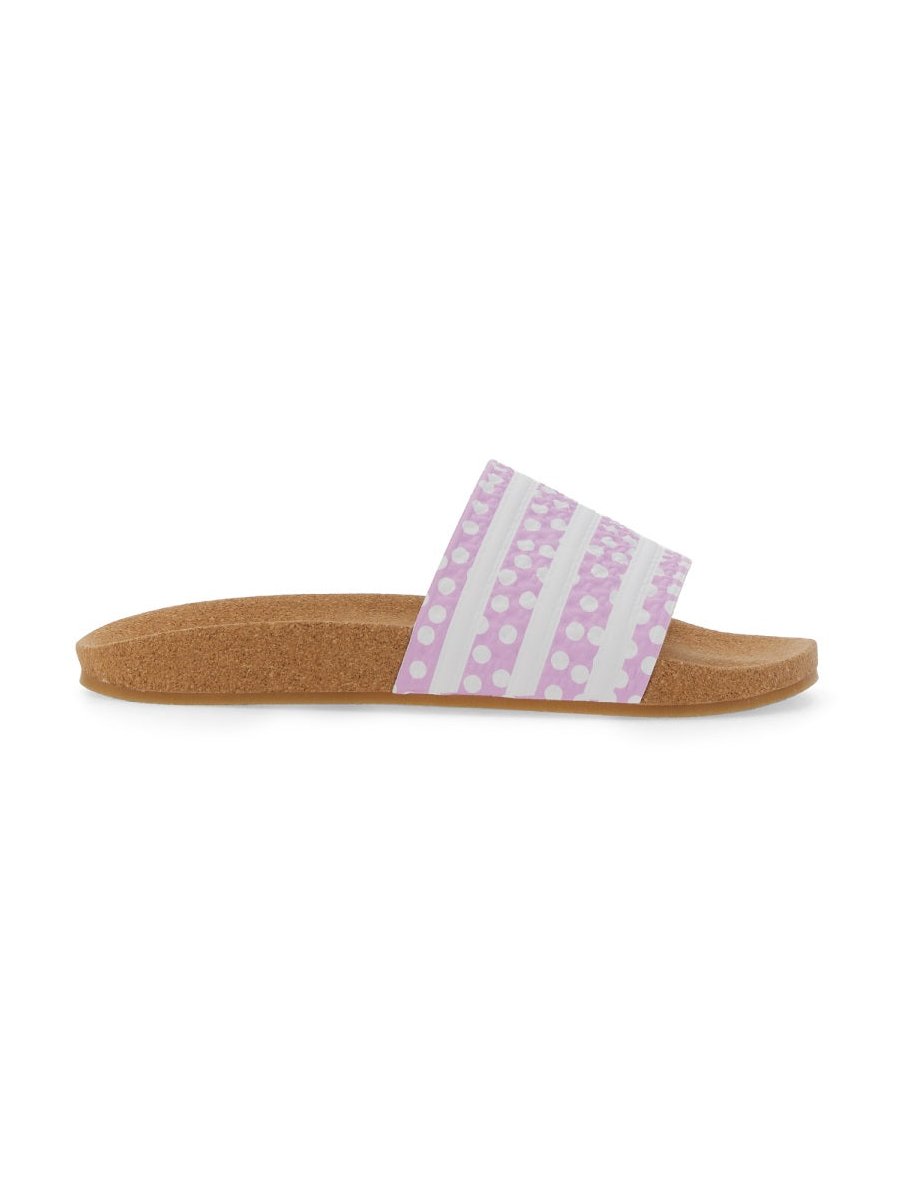 Adidas Slip-On Cork Sole Sandal — Pink by Adidas