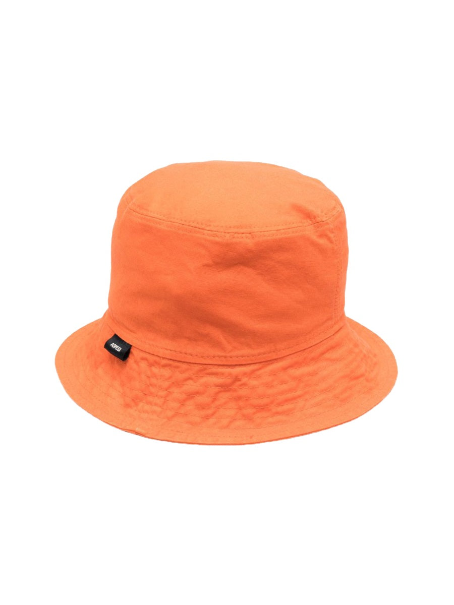 Aspesi S23007EOC6047K_276 Cotton Bucket Hat — Orange by Aspesi