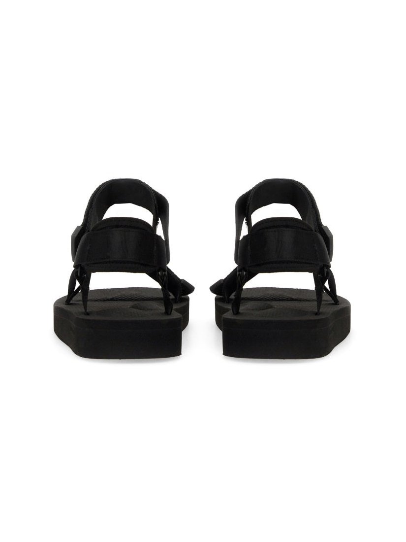Palm Angels Rubber-Soled Sandal — Black, view 2