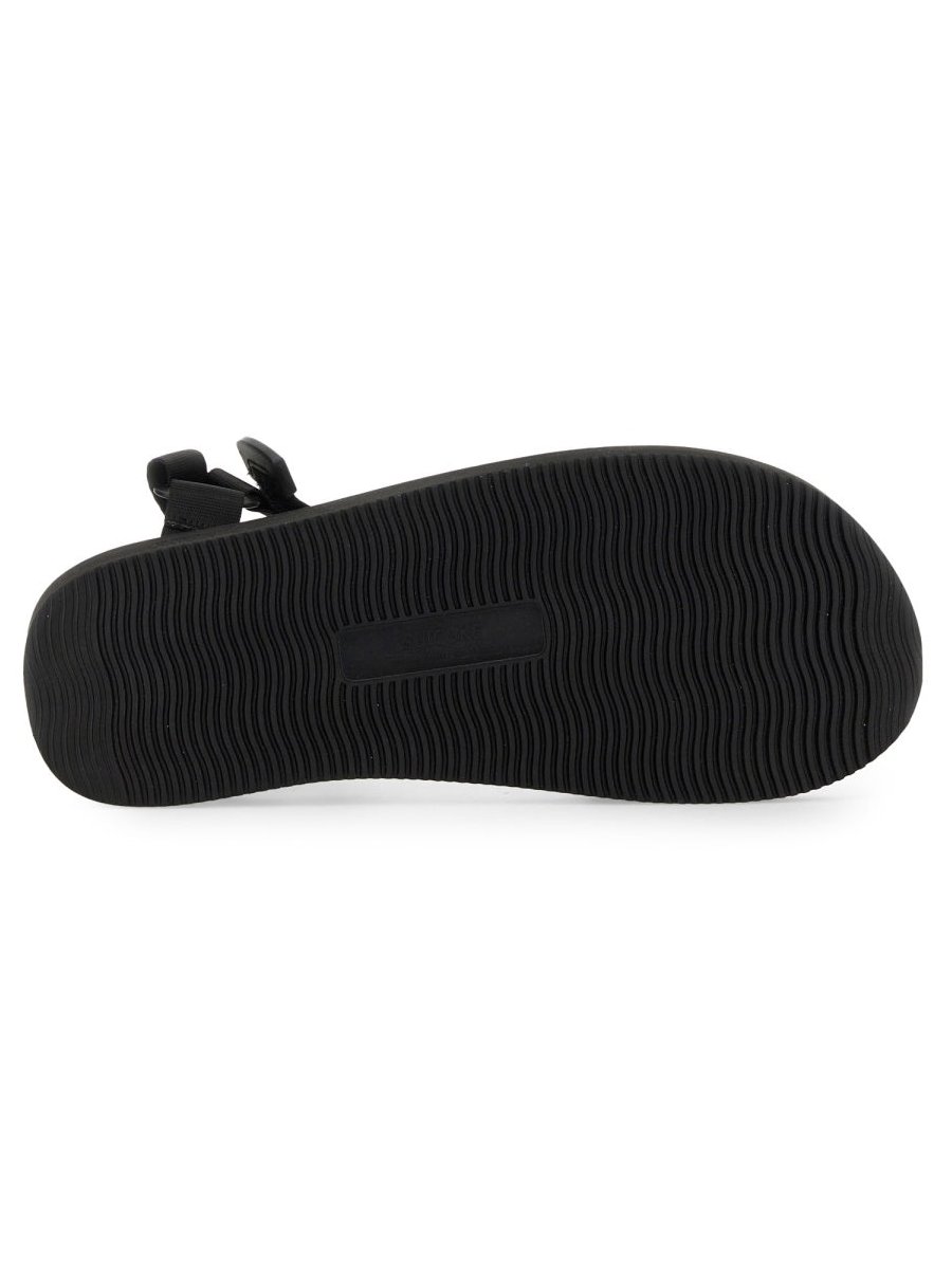 Palm Angels Rubber-Soled Sandal — Black, view 5