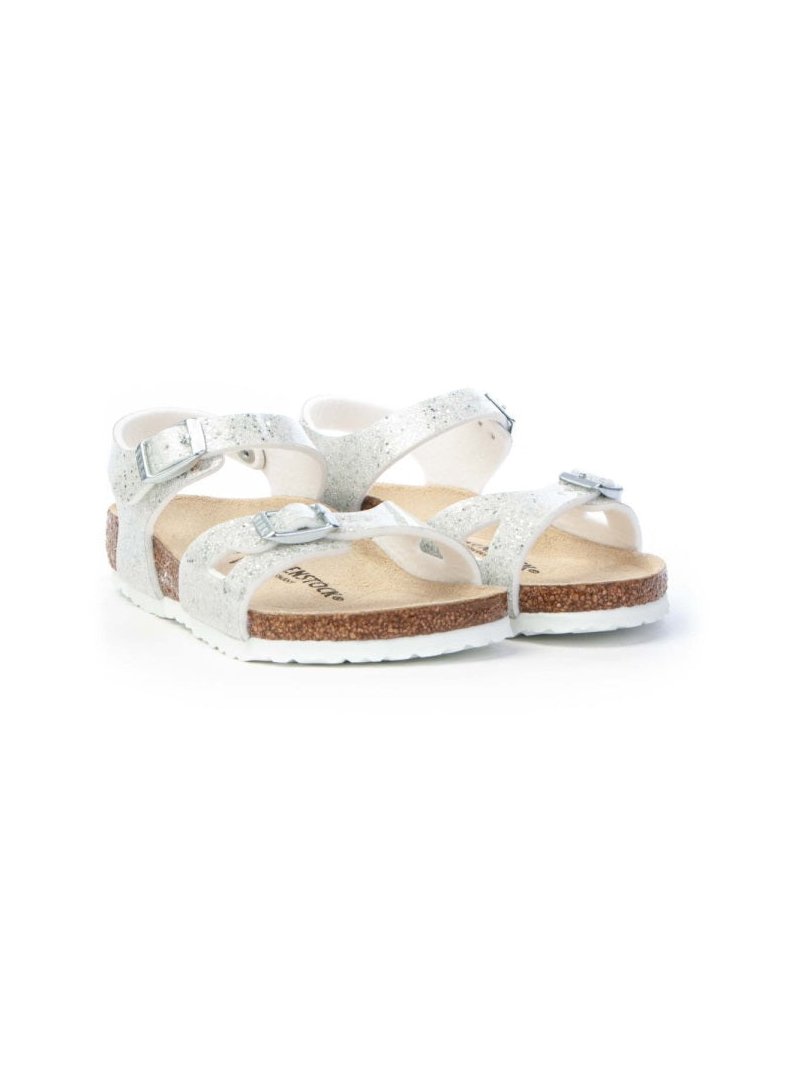 Birkenstock Rio Sandals — Silver, view 2