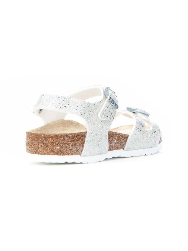 Birkenstock Rio Sandals — Silver, view 3