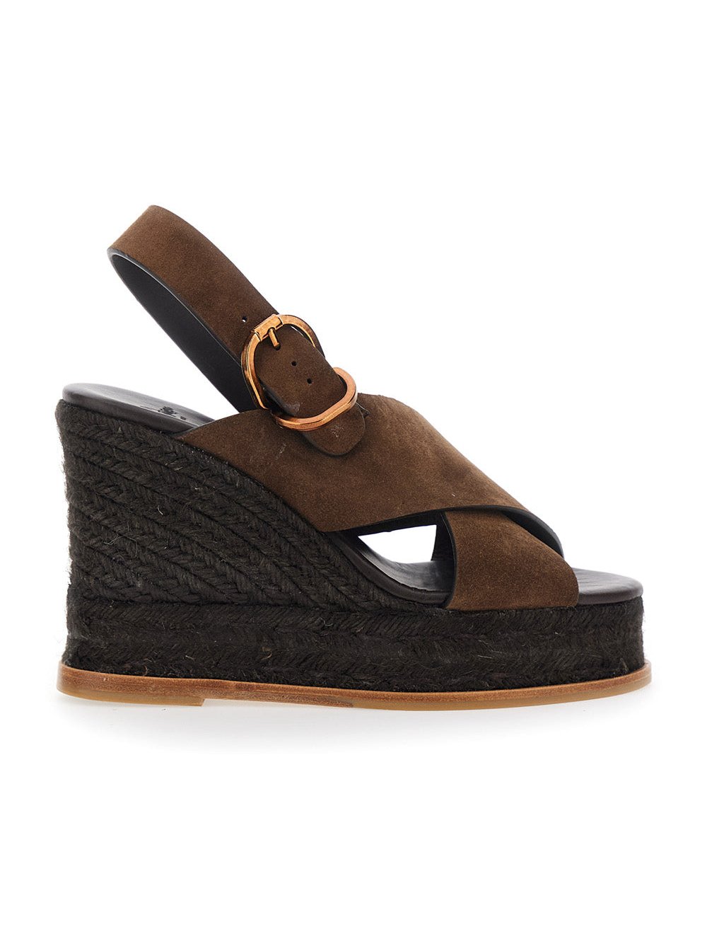 CastañEr Bettina Wedge Sandal — Brown by Castaner