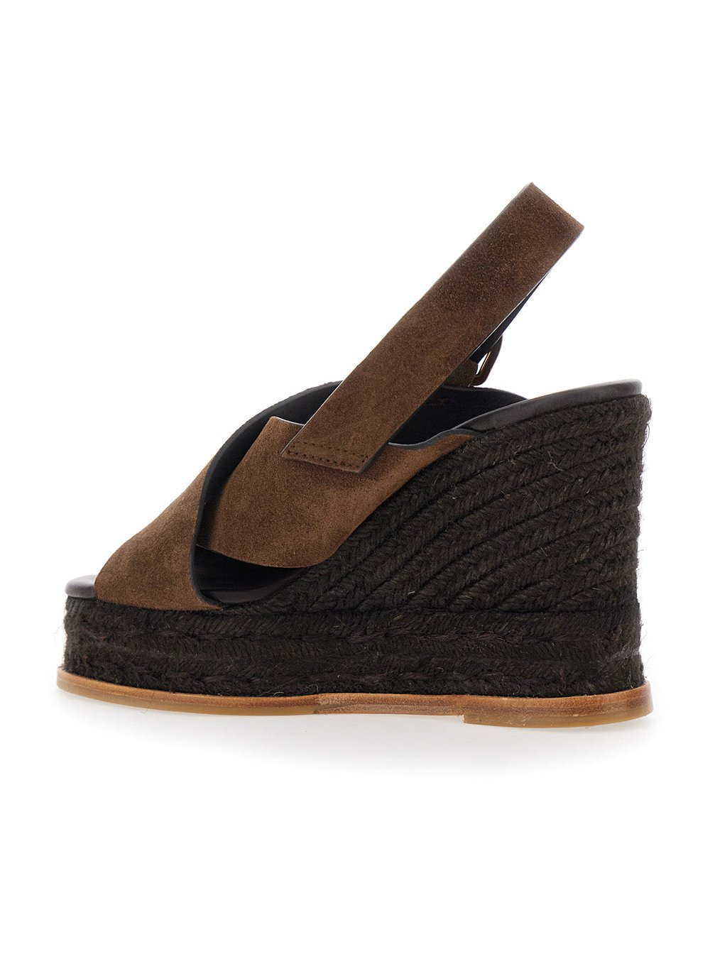 CastañEr Bettina Wedge Sandal — Brown, view 3
