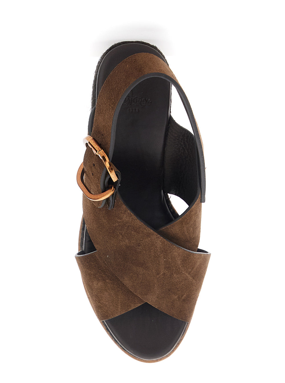 CastañEr Bettina Wedge Sandal — Brown, view 4