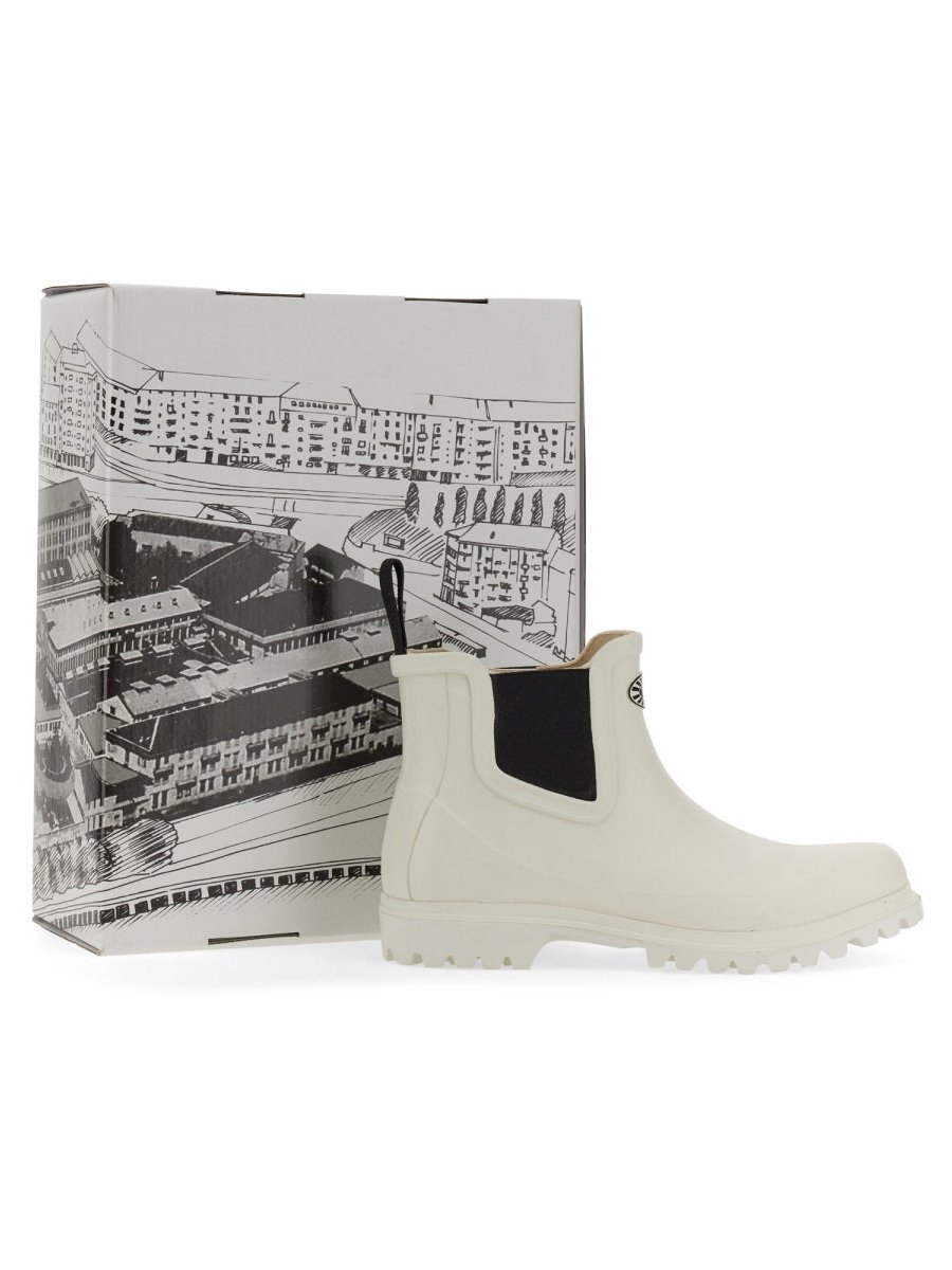 Superga Rubber Boot — White, view 2