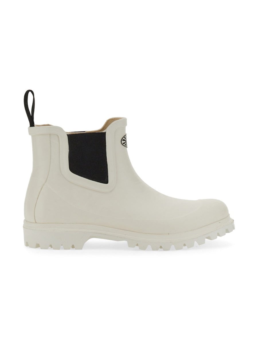 Superga Rubber Boot — White, view 4