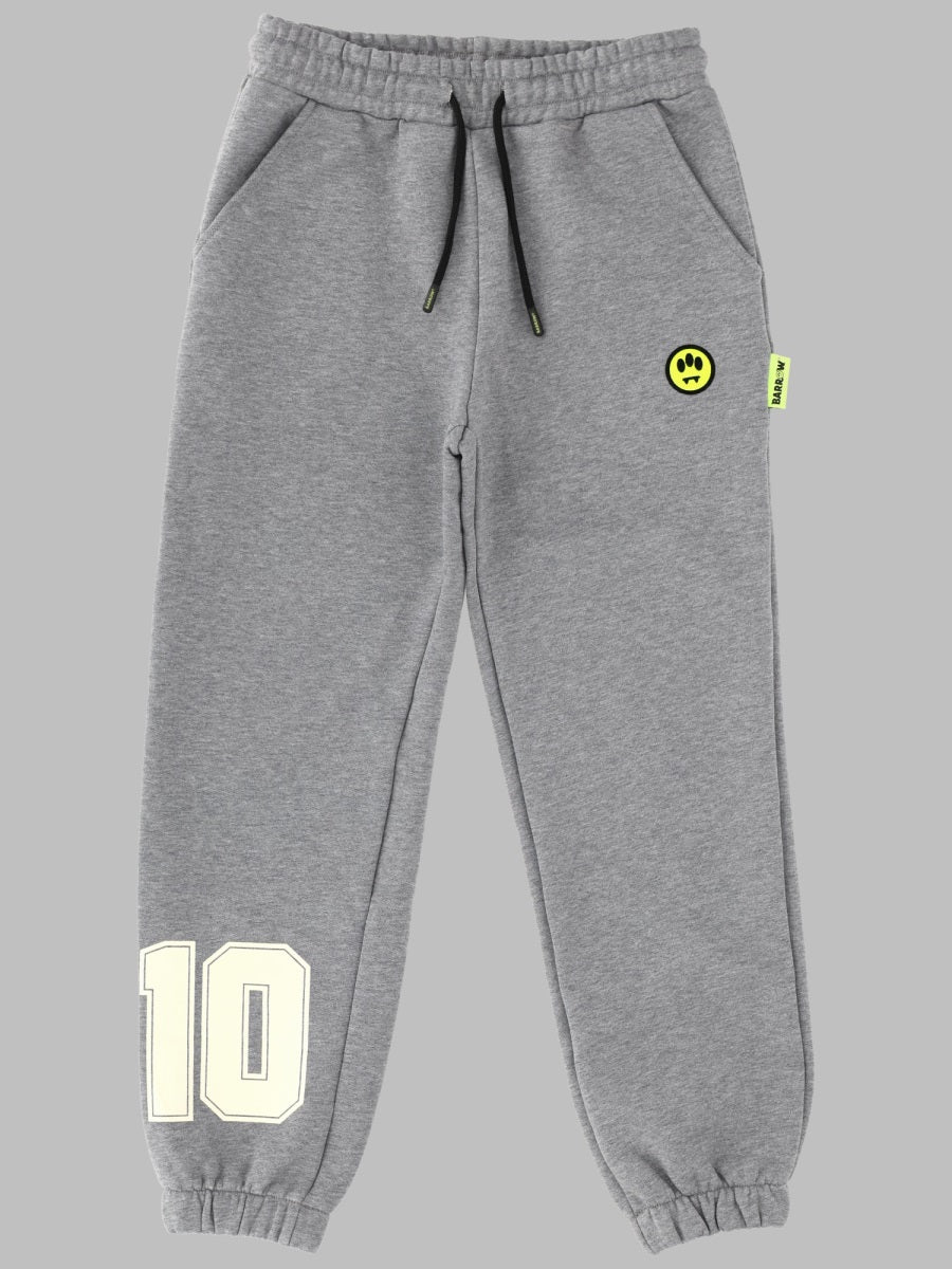 Barrow Soft Fleece Cotton Sweatpants — Gray by Barrow