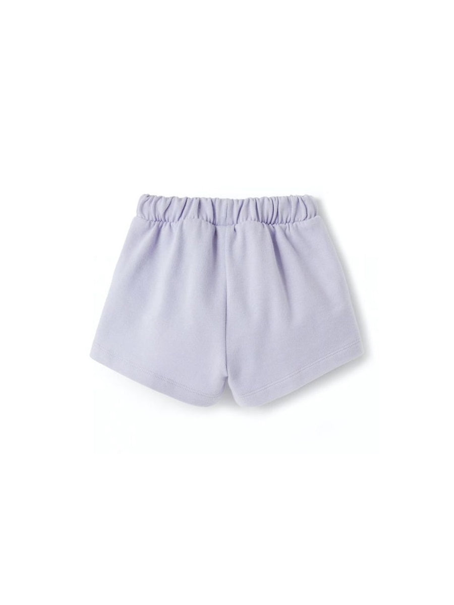Il Gufo Cotton Shorts — Purple, view 2