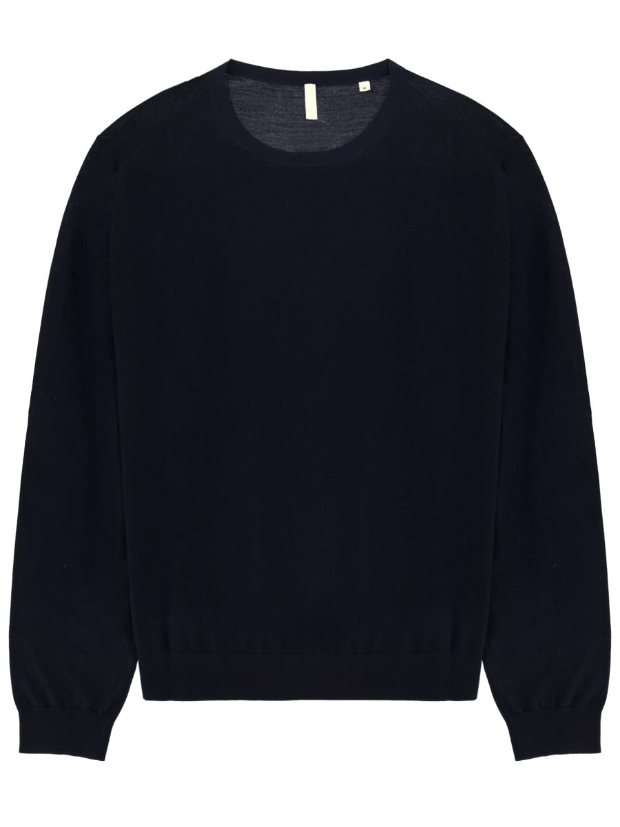 Sunflower Wool Sweatshirt — Blue, view 2