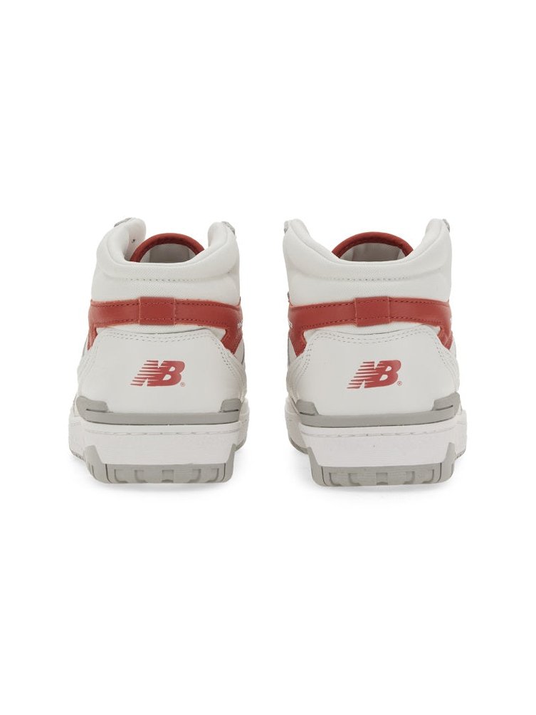 New Balance Leather Sneaker — White, view 2
