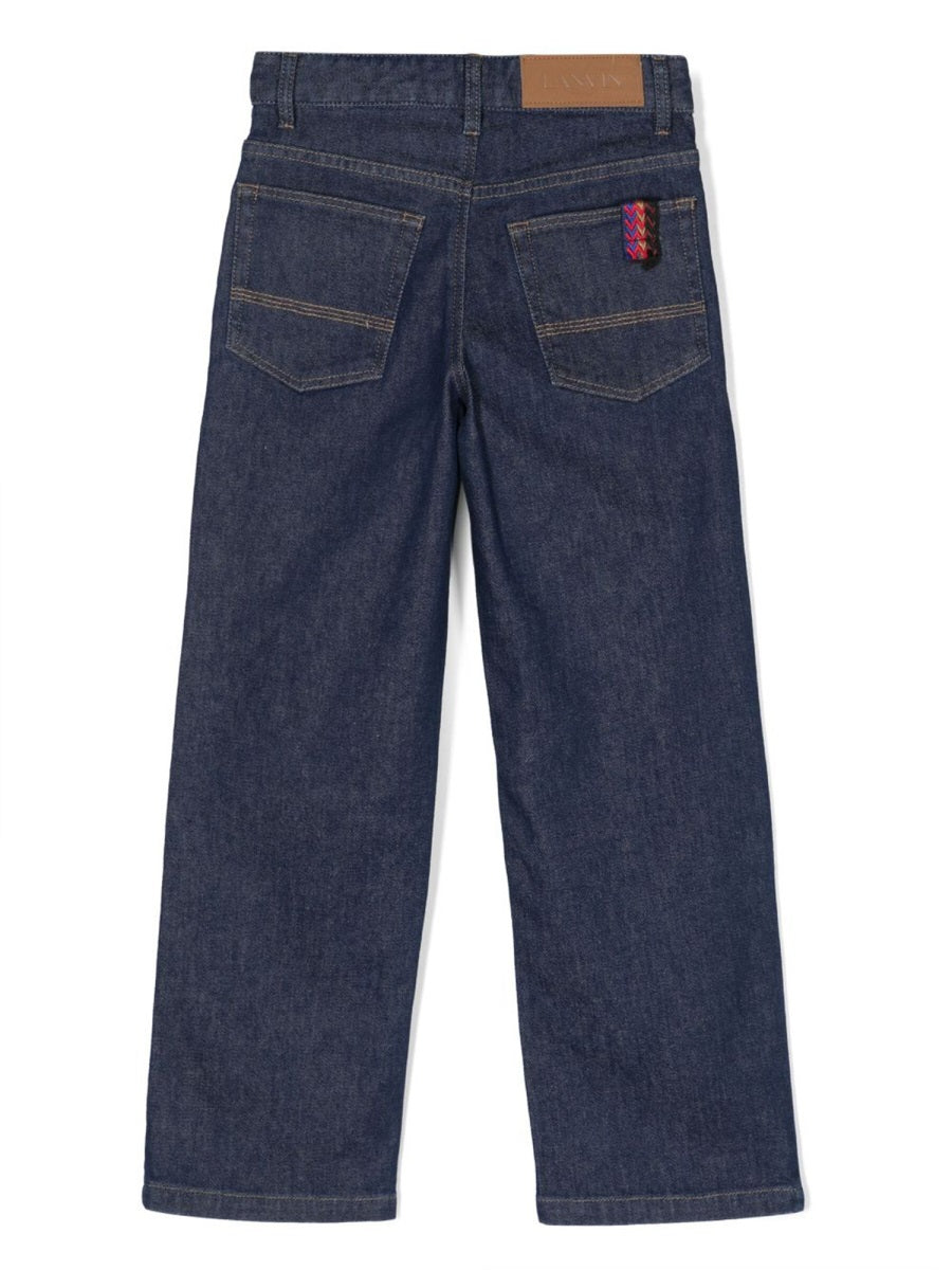 Lanvin Stretch Denim Jeans — Blue, view 3