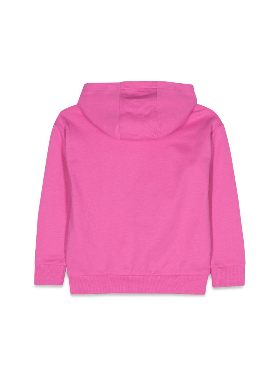 Versace Fleece Cotton With Pink Embroidery Sweatshirt — Pink, view 2