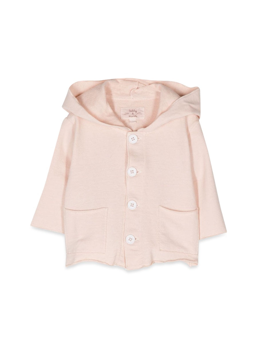 Teddy & Minou Hooded Cotton Raincoat — Pink by Teddy & Minou