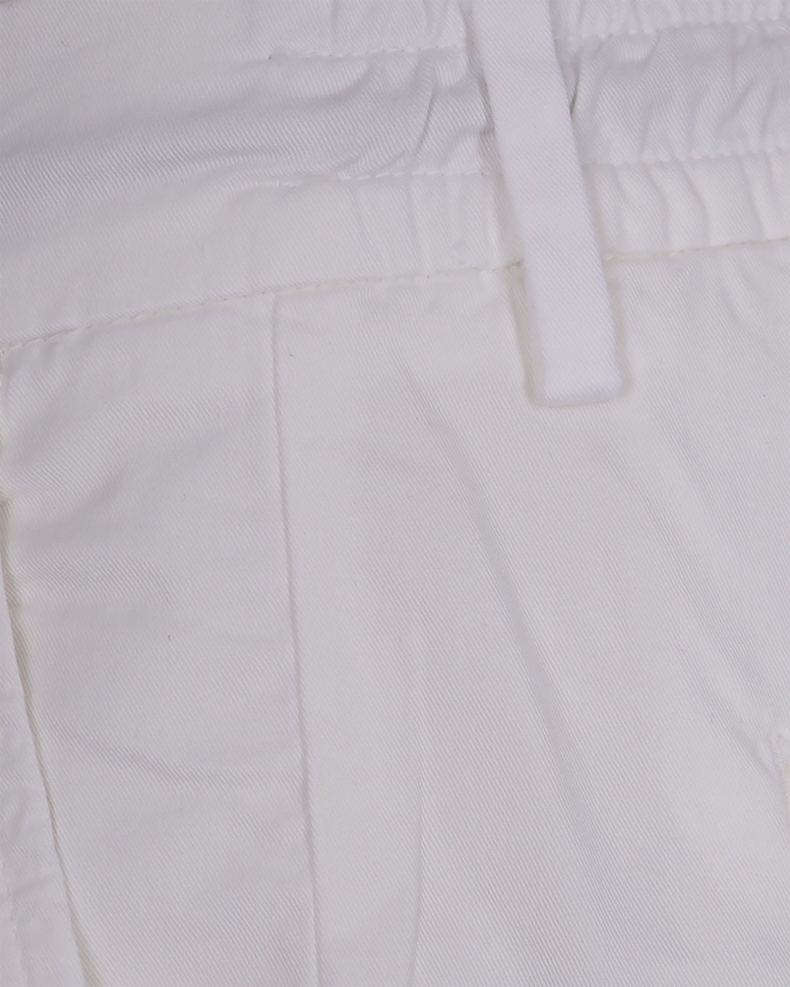 Eleventy Pin-Tuck Cotton Joggers — White, view 3