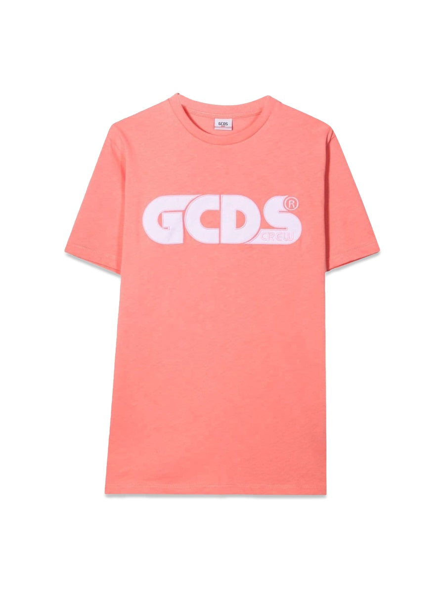 GCDS Cotton Jersey T-Shirt — Pink by GCDS