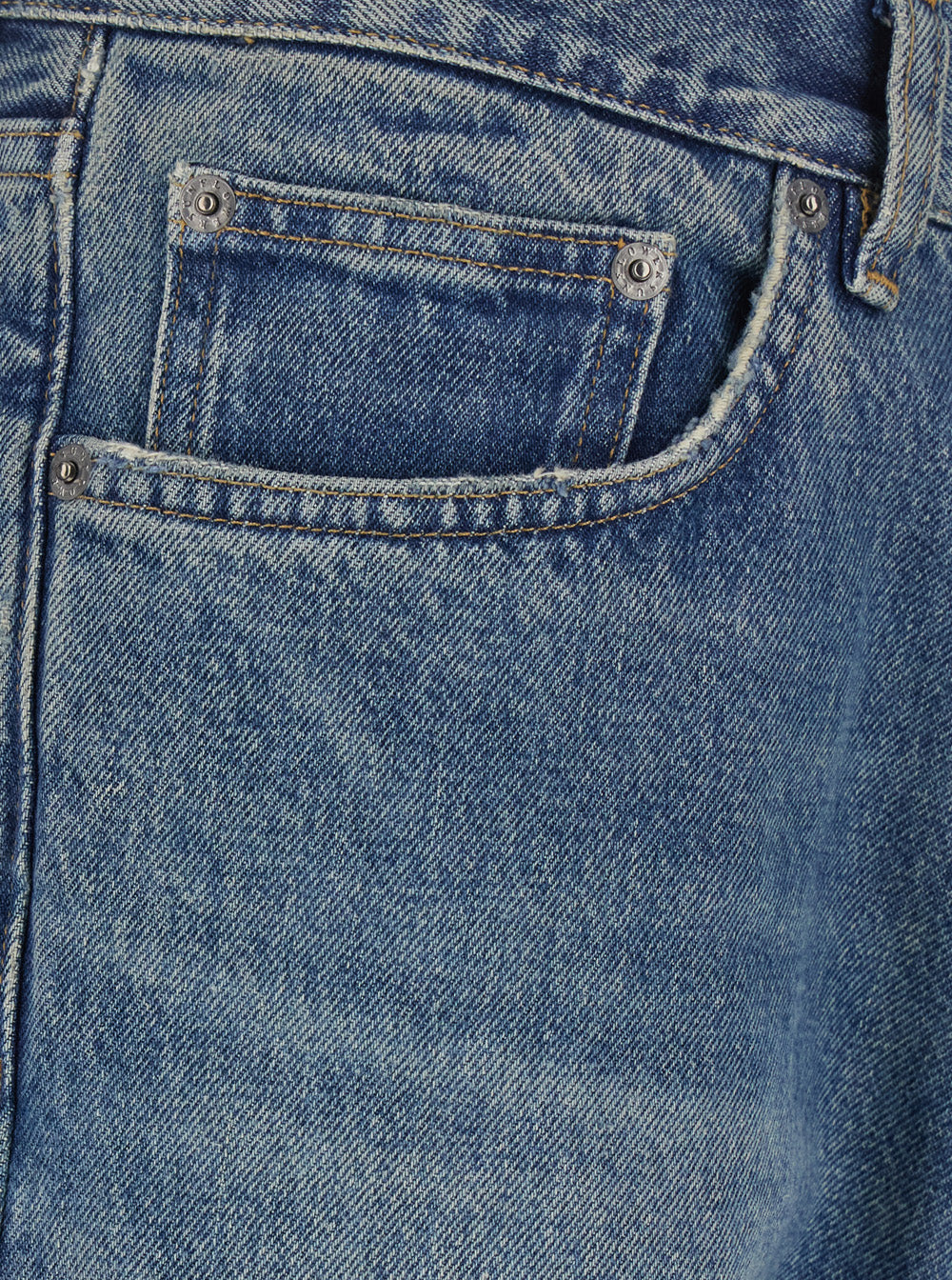 Sunflower Five-Pocket Cotton Jeans — Blue, view 3