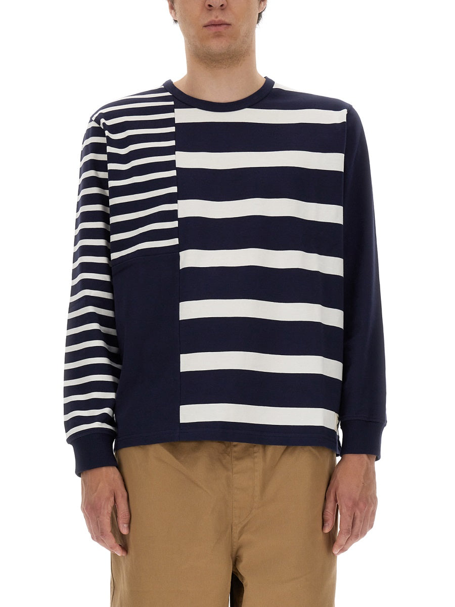 Umbro Patchwork Cotton Sweatshirt — Blue by Umbro