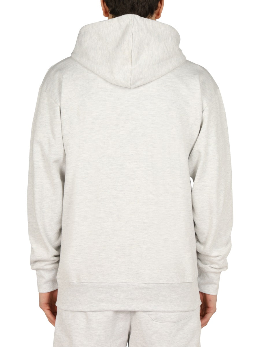 Market Logo Print Sweatshirt — Gray, view 2
