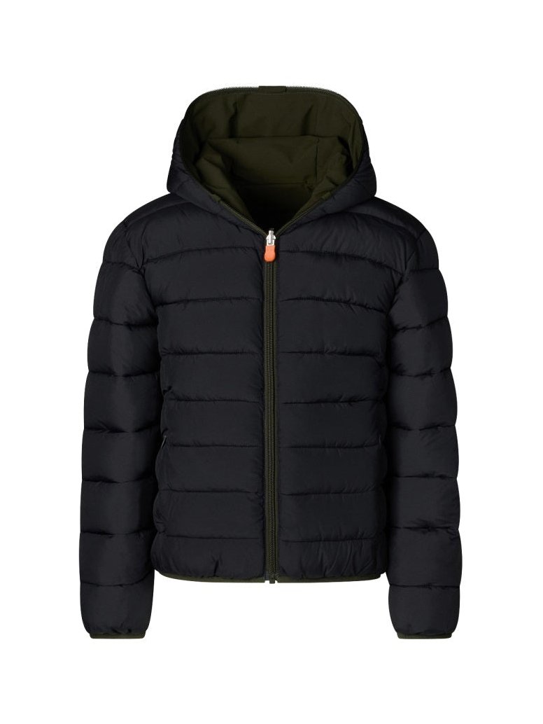 Save The Duck Hooded Jacket — Green, view 2