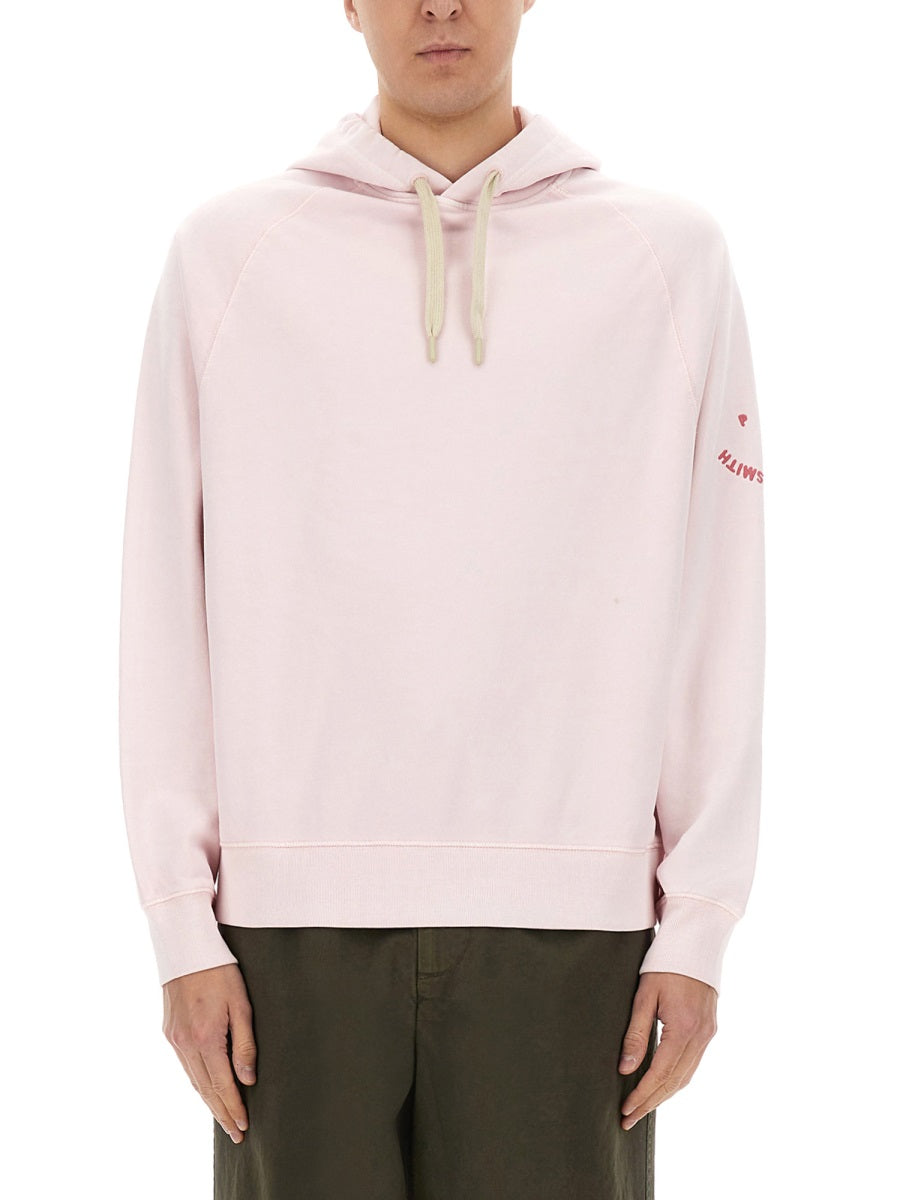 Ps Paul Smith Cotton Sweatshirt — Pink, view 3