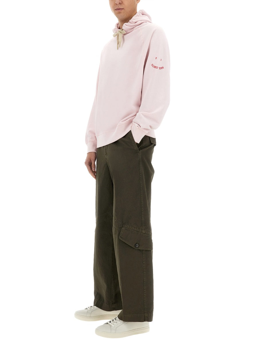 Ps Paul Smith Cotton Sweatshirt — Pink, view 4