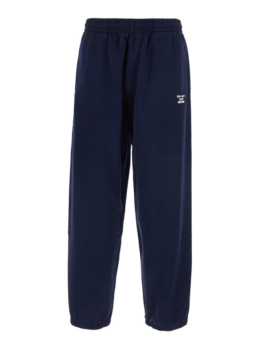 DrôLe De Monsieur Slogan-Embroidered Tech Joggers — Navy by Drole De Monsieur