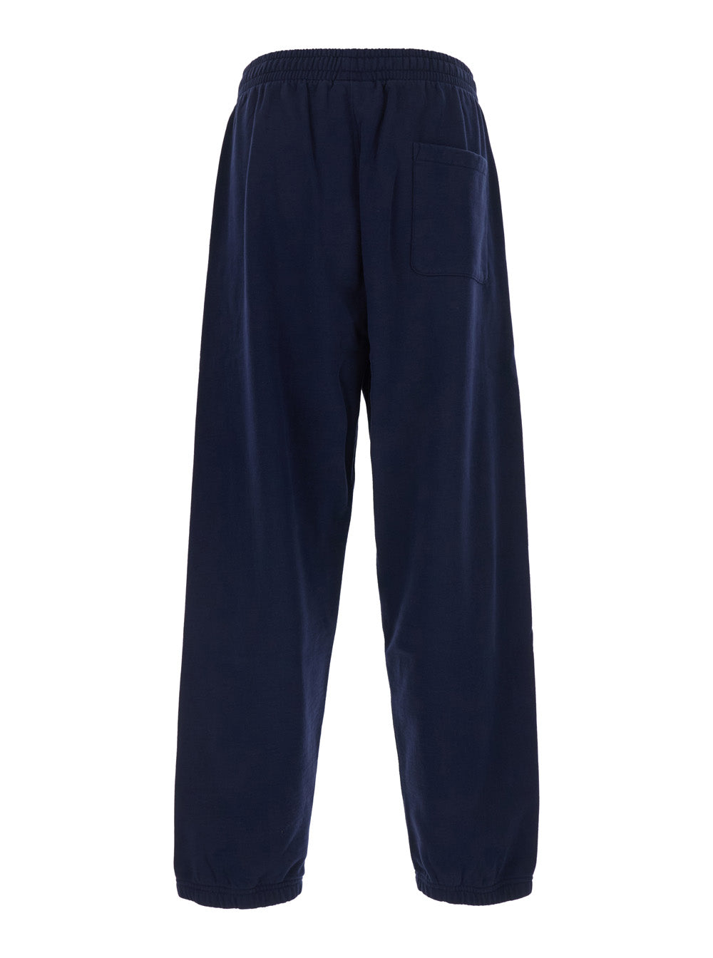 DrôLe De Monsieur Slogan-Embroidered Tech Joggers — Navy, view 2