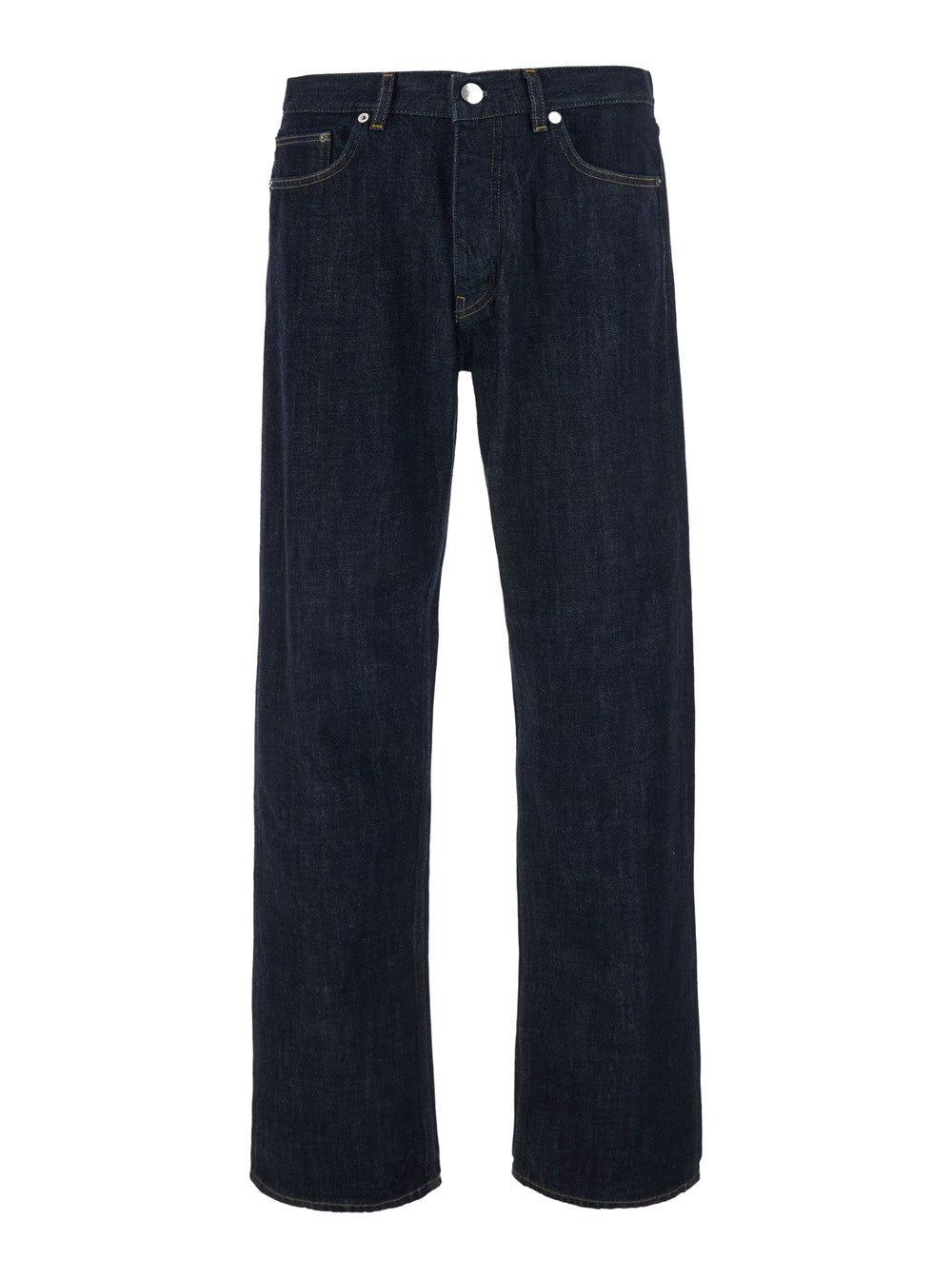 Sunflower Five-Pocket Cotton Jeans — Navy by Sunflower