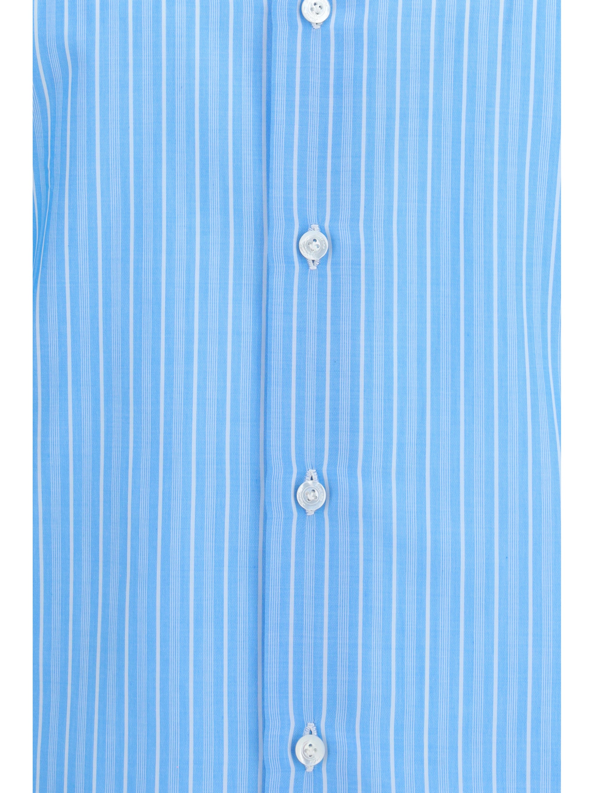 Finamore 1925 Napoli Shirt — Blue, view 2