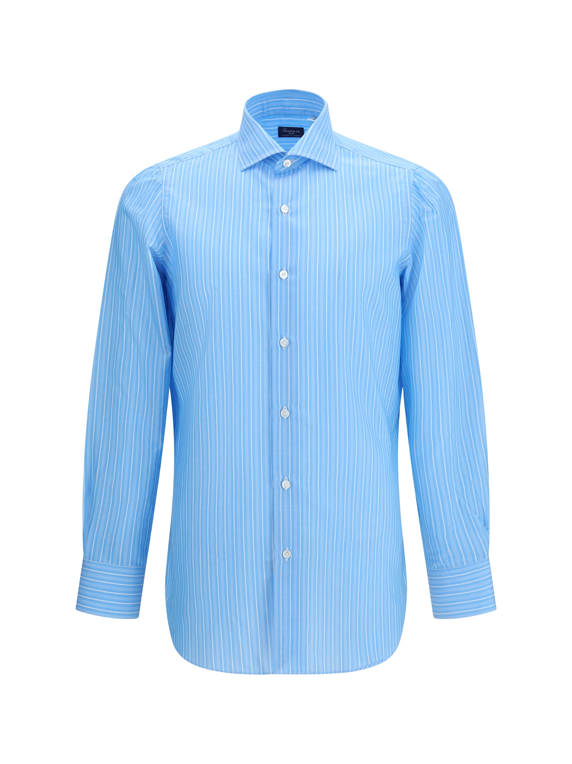 Finamore 1925 Napoli Shirt — Blue, view 3