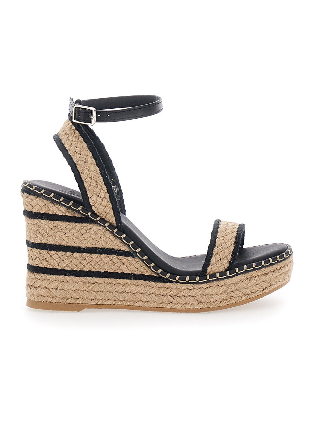 CastañEr Wedge Sandal — Beige by Castaner